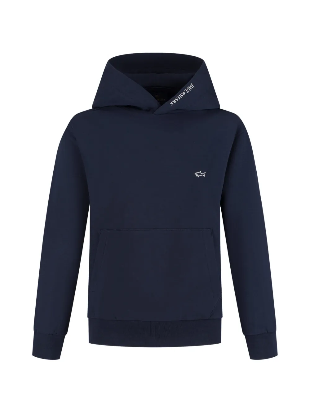 Paul & Shark Junior logo-embroidered hoodie - Blu