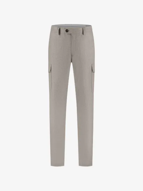 Brunello Cucinelli mélange-effect cargo trousers