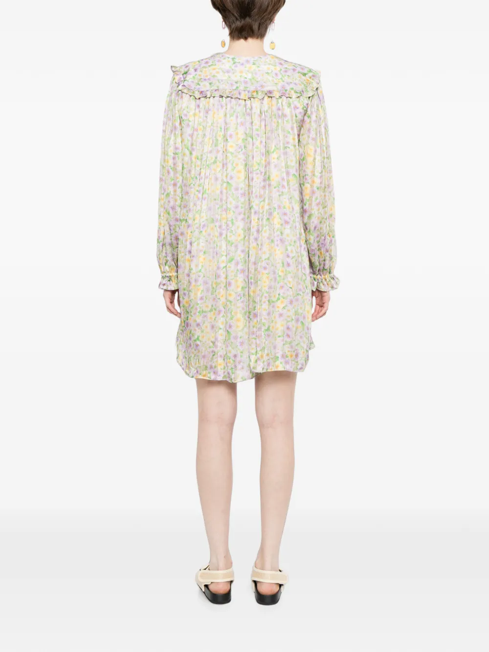 Bambah Willow mini-jurk Paars