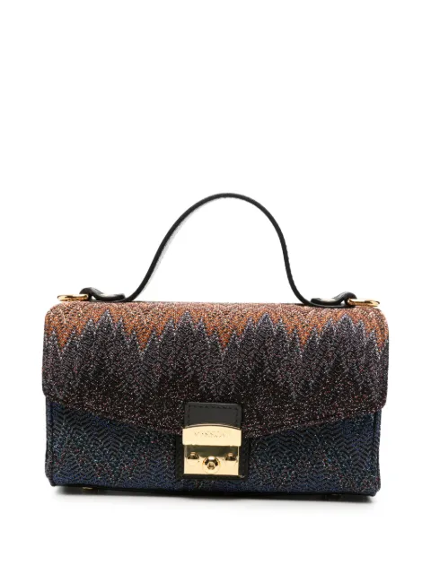 Missoni Kids Metropolis zigzag-knit shoulder bag