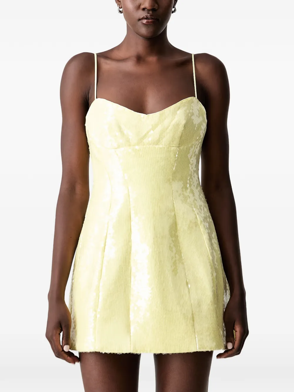 Bardot sequin-embellished mini dress