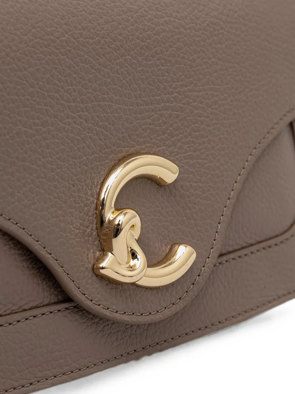 Coccinelle Medium C-Me schoudertas Beige