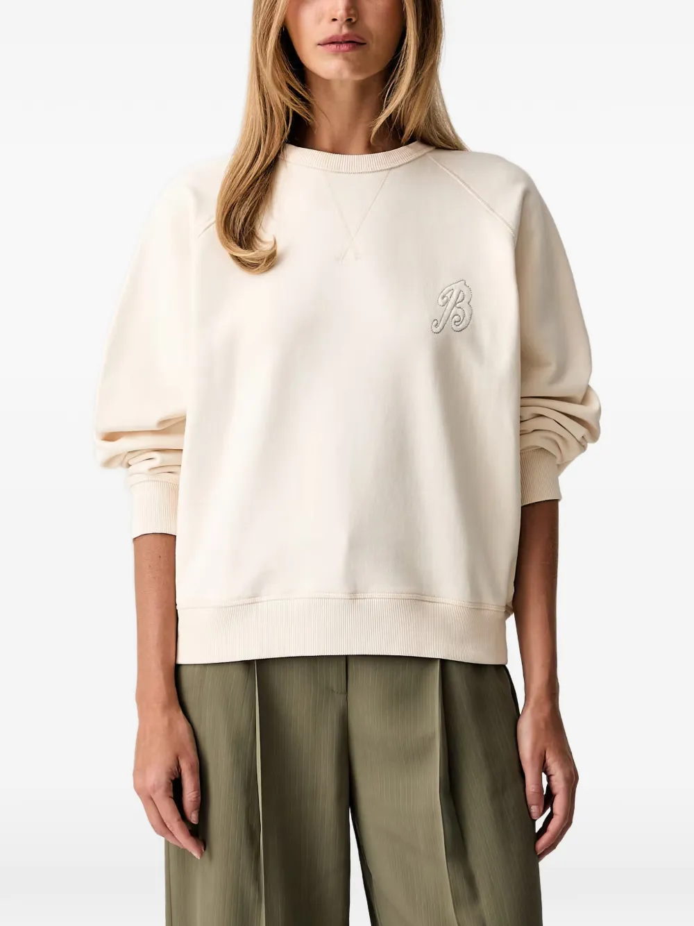 Barbour Avon sweatshirt - Nude