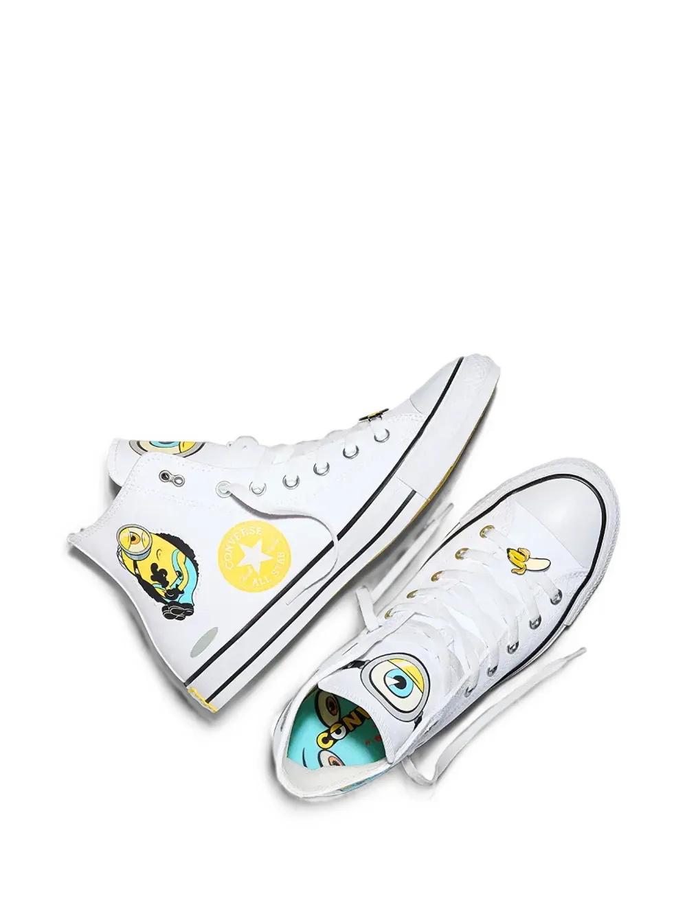 Converse x Minions Chuck Taylor All Star high top shoes Wit