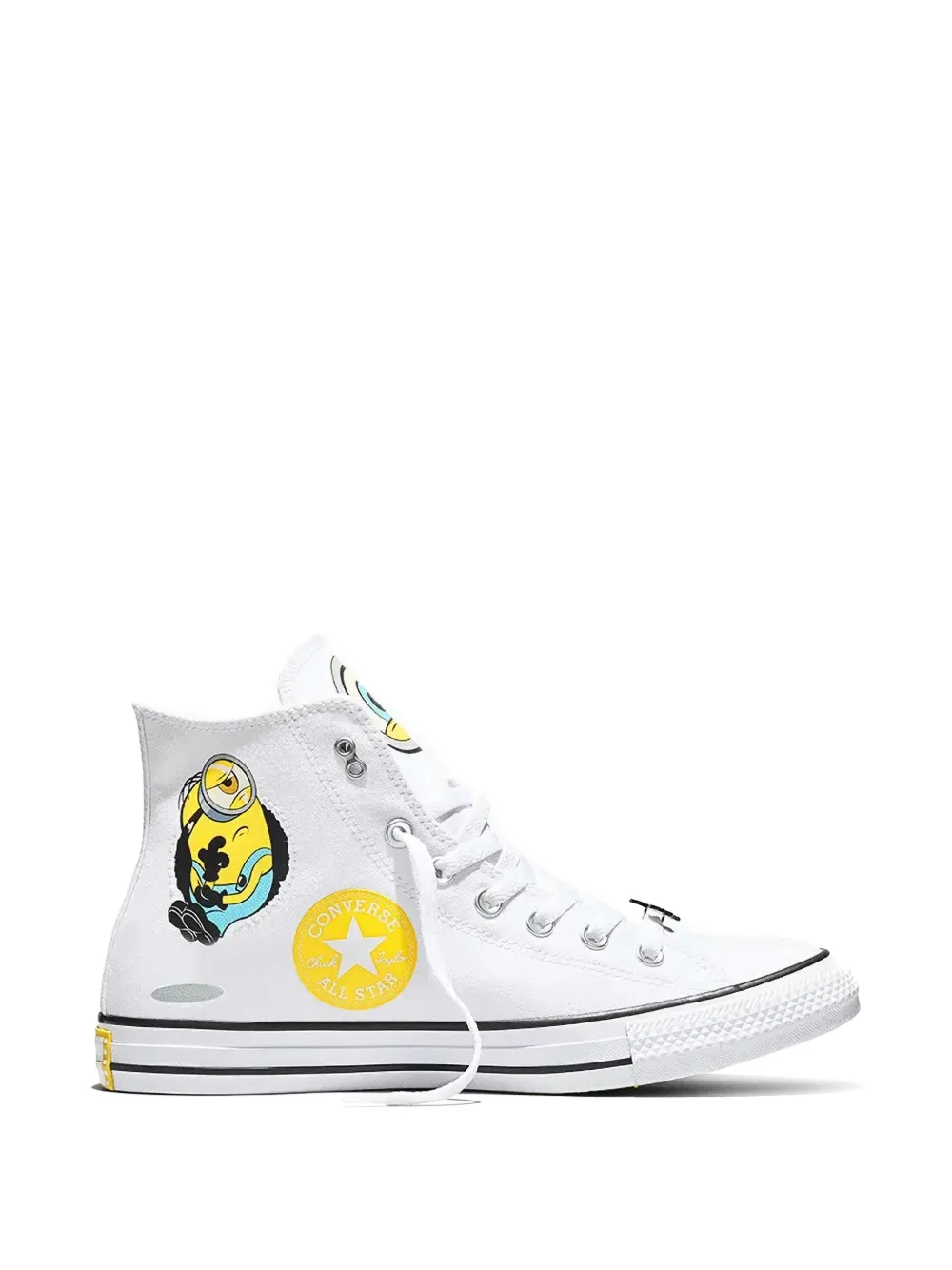 Converse x Minions Chuck Taylor All Star high-top schoenen Wit