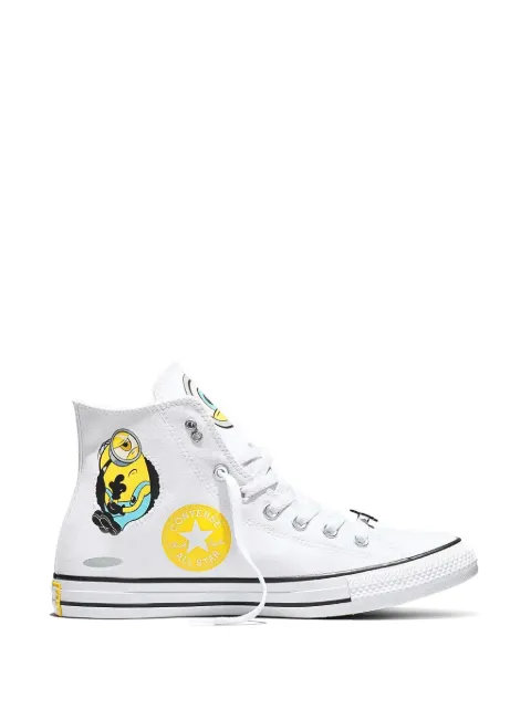 Converse x Minions Chuck Taylor All Star high top shoes