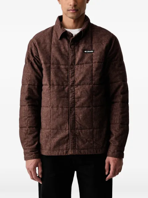 Columbia quilted shirt jacket