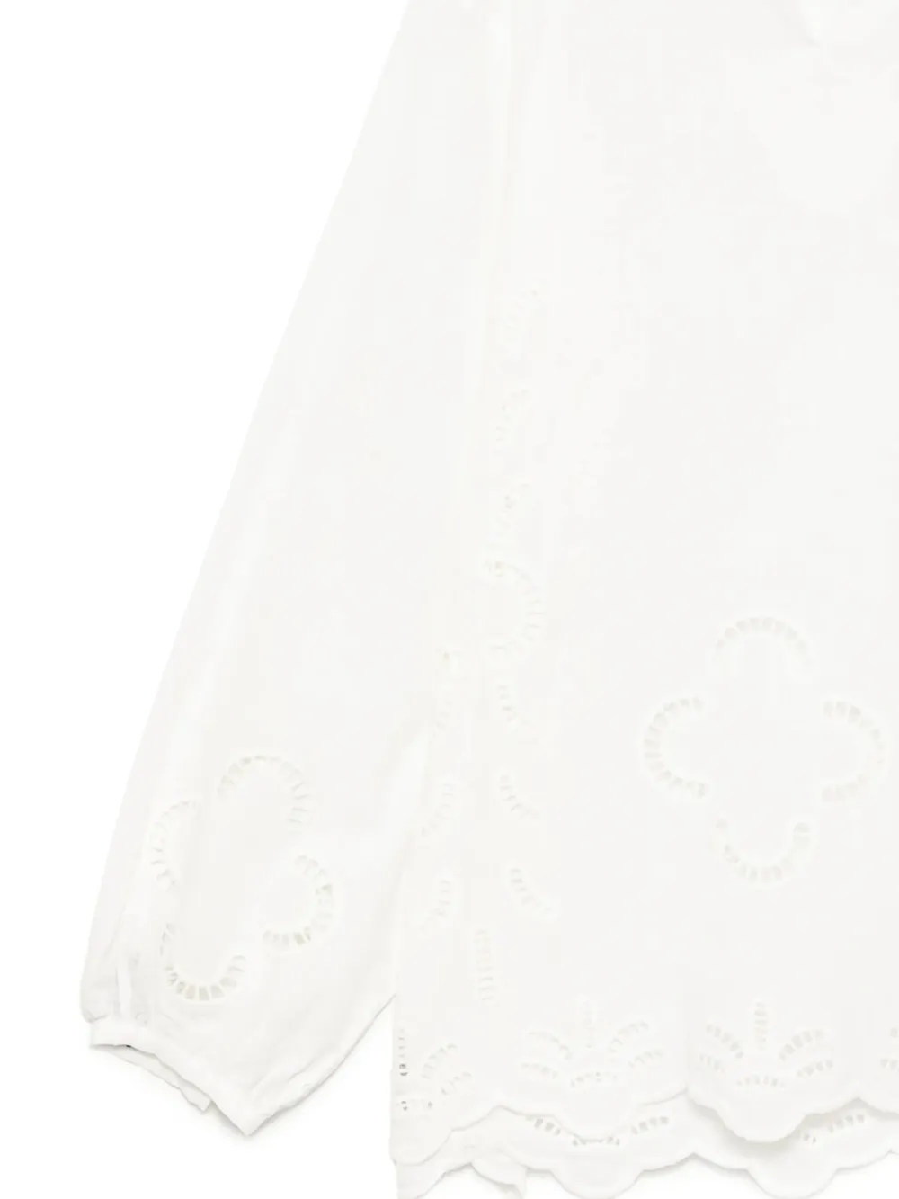 Bambah Blouse met ringlets Wit