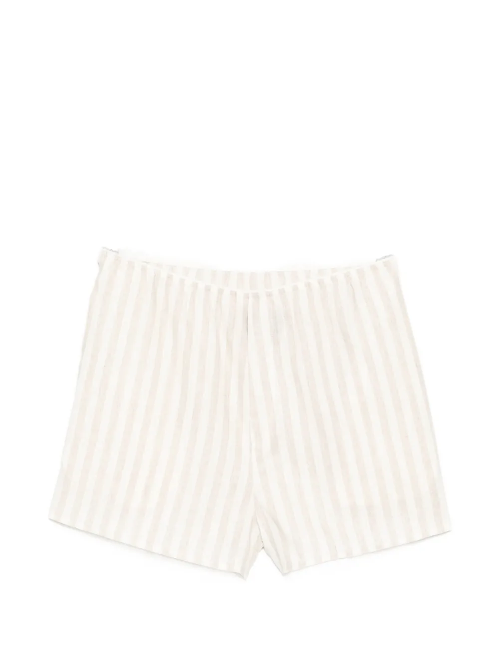 Bambah pinstripe linen short - Grigio