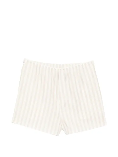 Bambah pinstripe linen short
