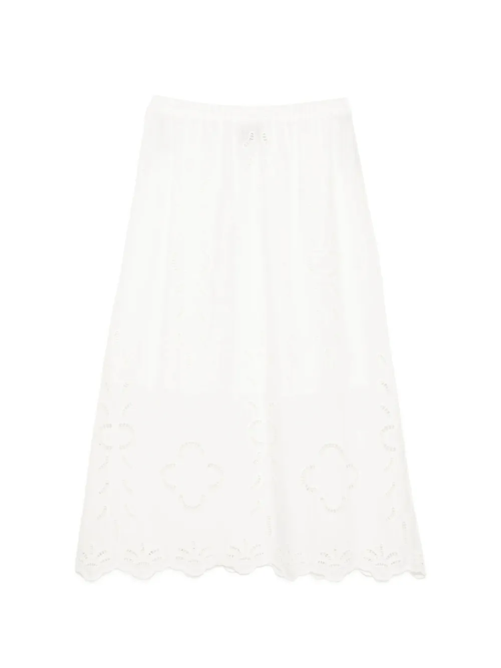 Bambah Rok met ringlets Wit