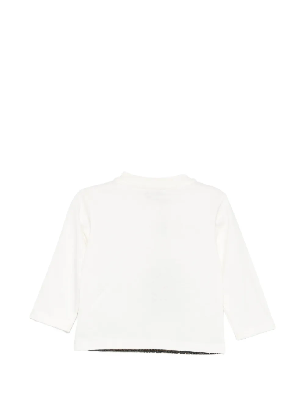 ETRO KIDS Katoenen T-shirt met paisley-print Beige