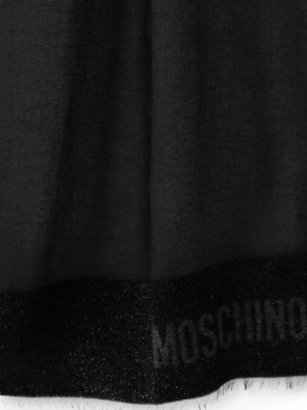 Moschino Intarsia sjaal Zwart