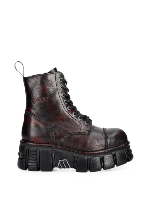 NEW ROCK lace-up platform boots