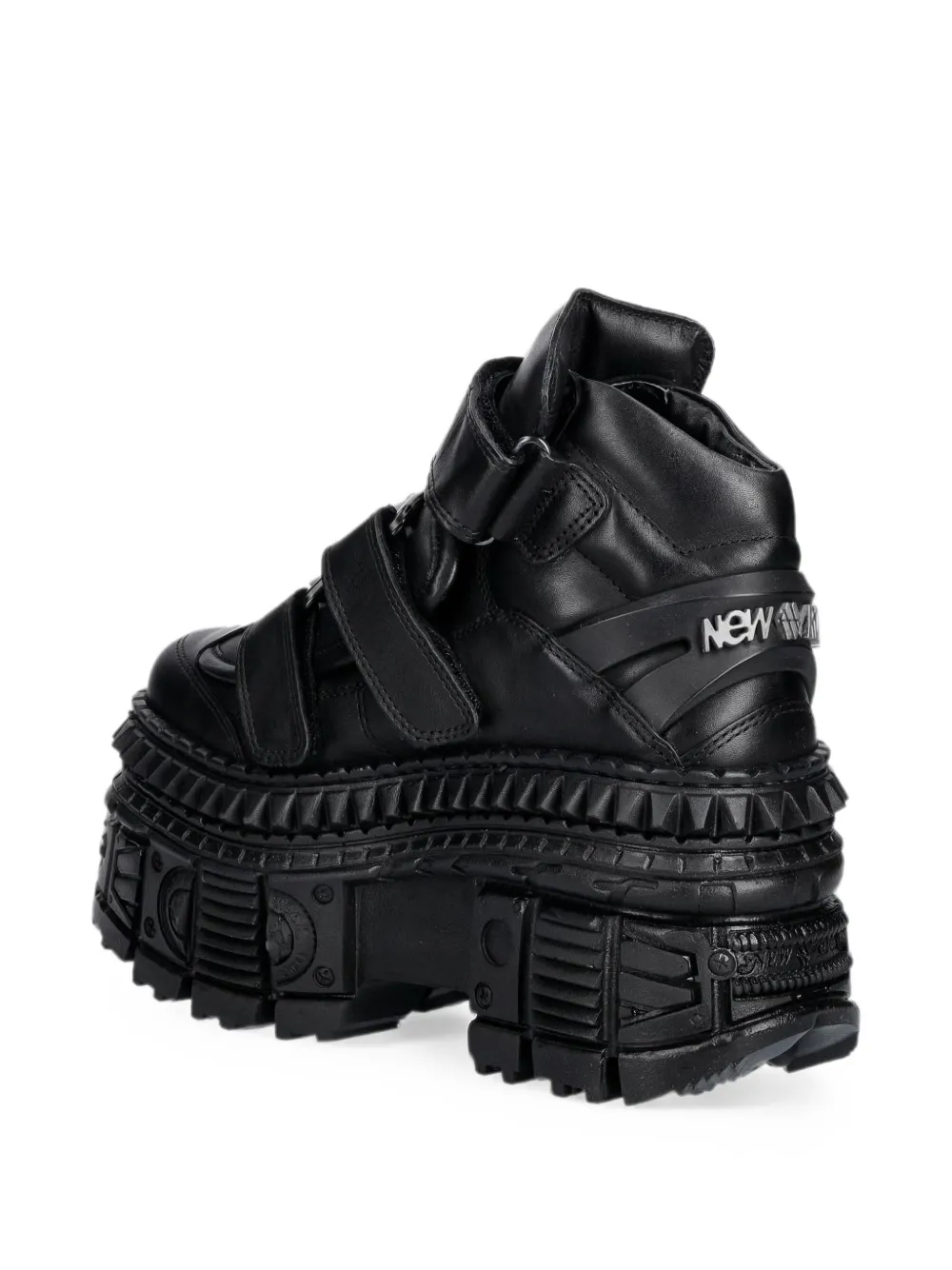 NEW ROCK Sneakers met klittenband Zwart