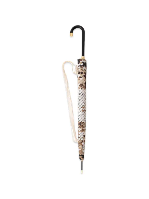 Moschino paraguas con lentejuelas estampadas