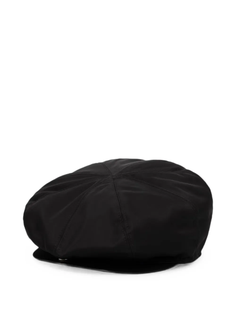 Moschino logo-patch beret - Nero