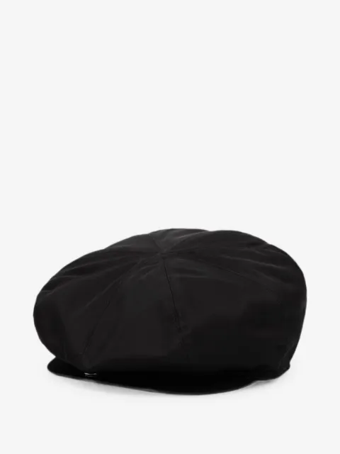 Moschino logo-patch beret