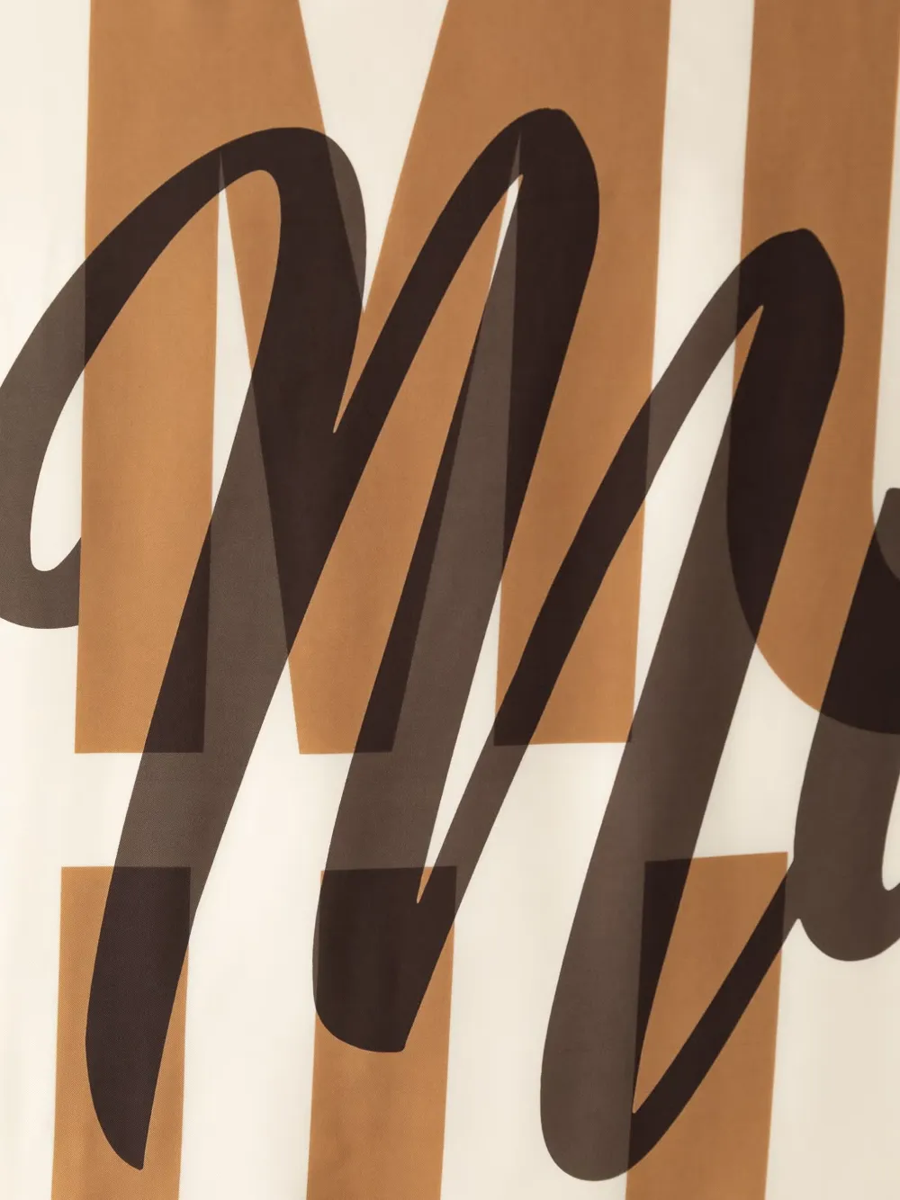 Moschino Sjaal met logoprint Beige