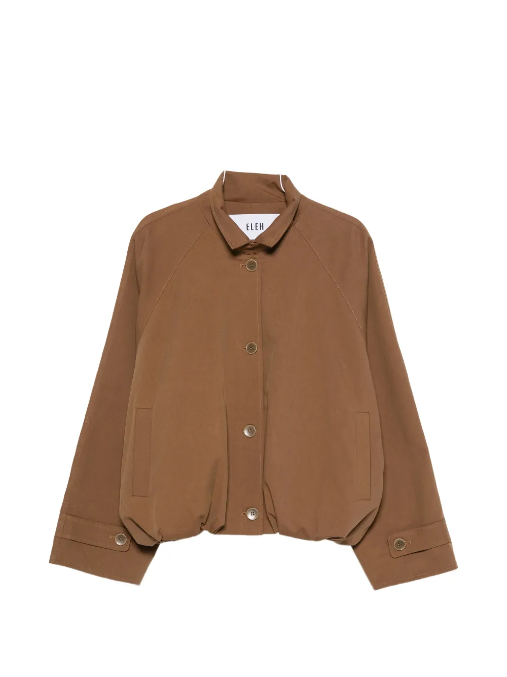 Eleh button-up high-neck jacket