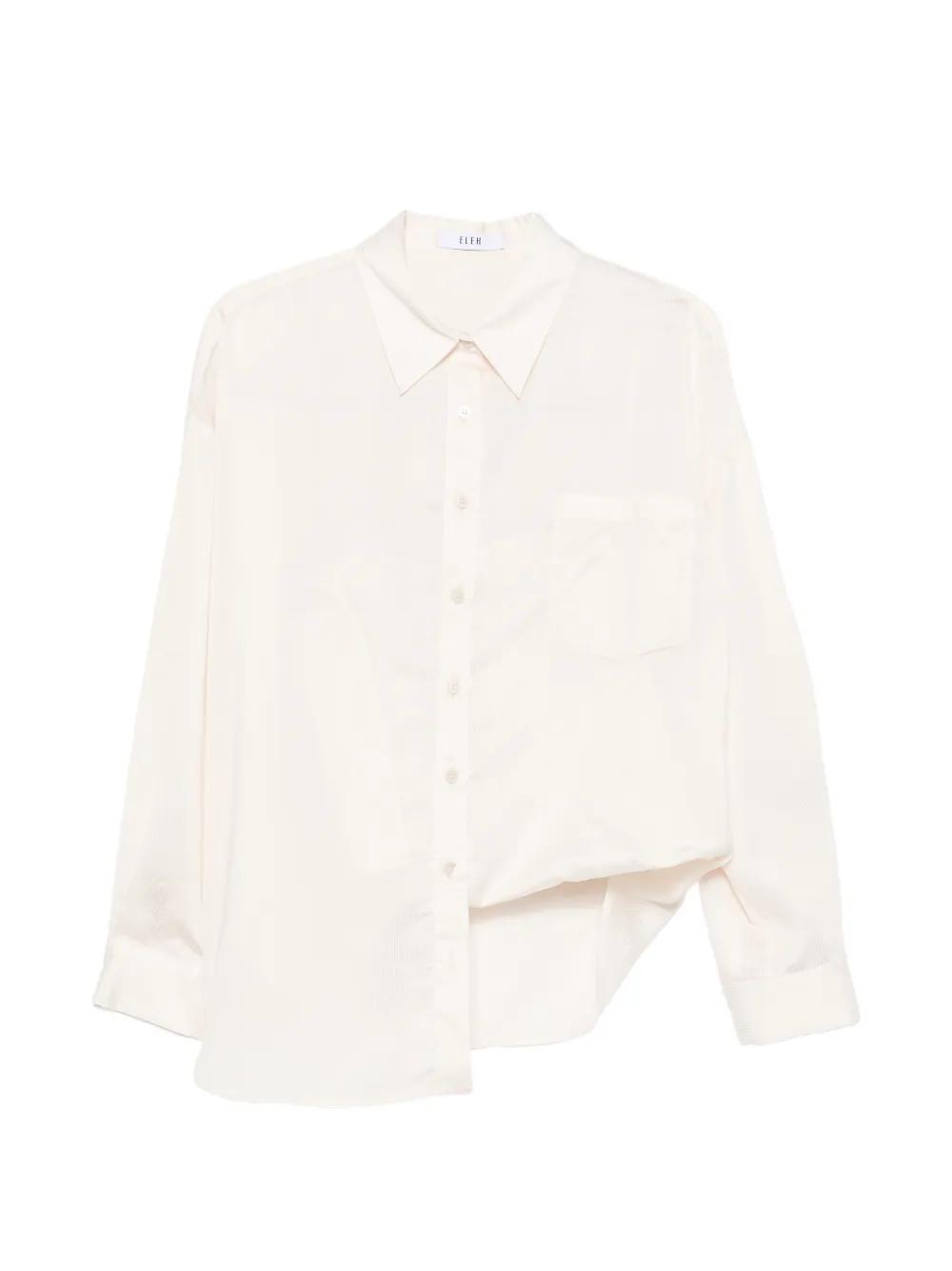 Eleh chest-pocket shirt - Nude
