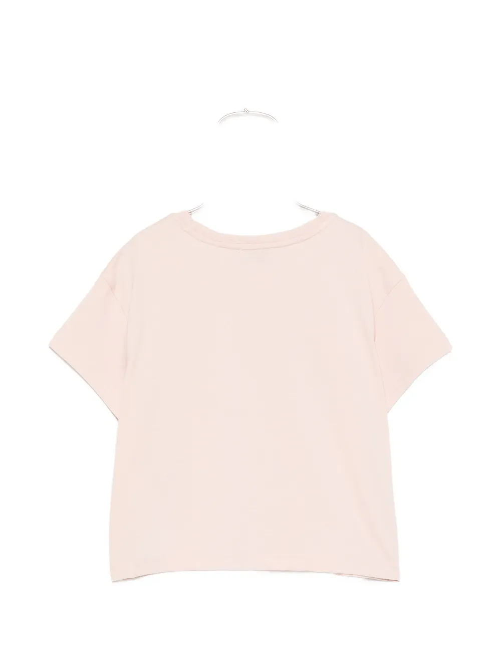 Burberry Kids T-shirt met logoprint Roze