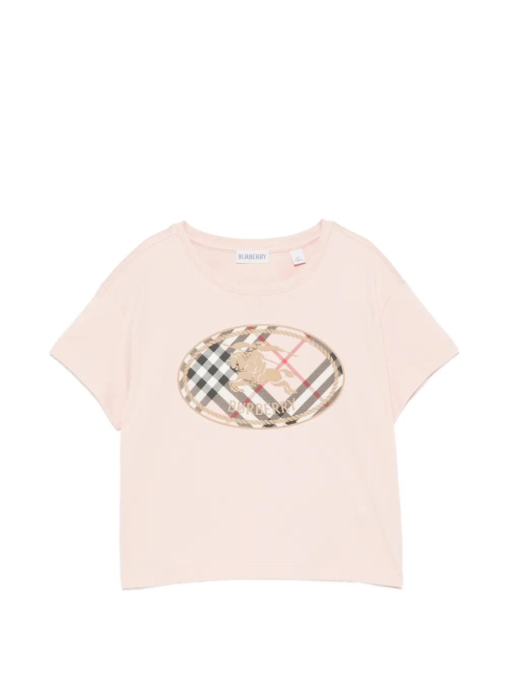 Burberry Kids logo-print T-shirt - Rosa