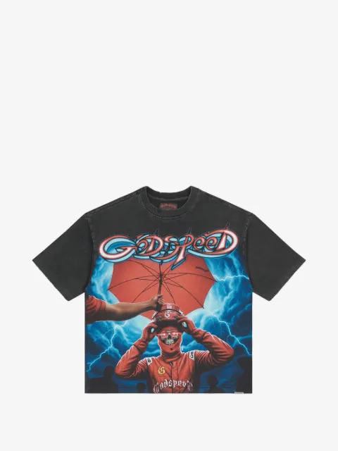 GODSPEED camiseta con estampado gráfico
