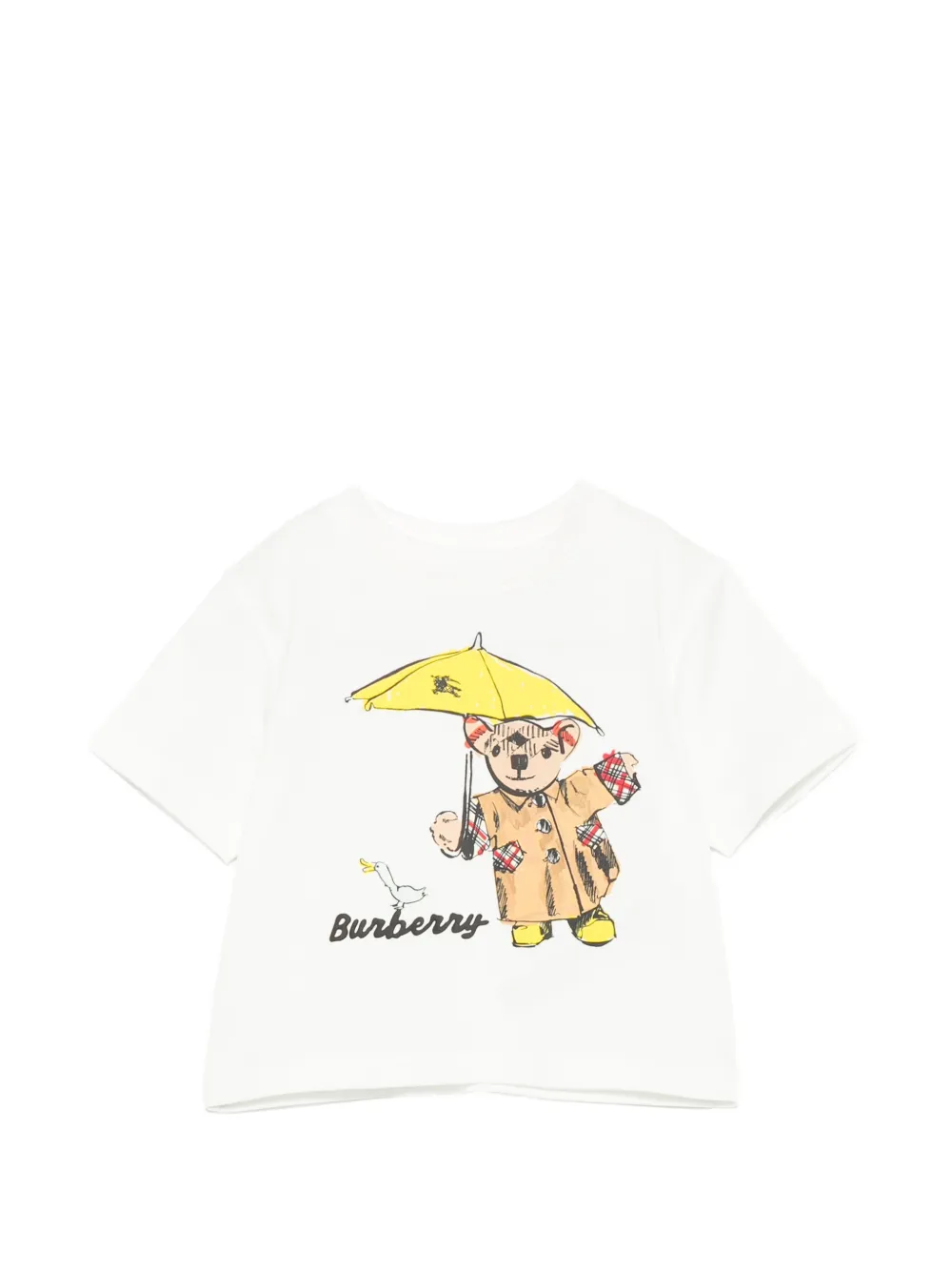 Burberry Kids bear-print T-shirt - Bianco