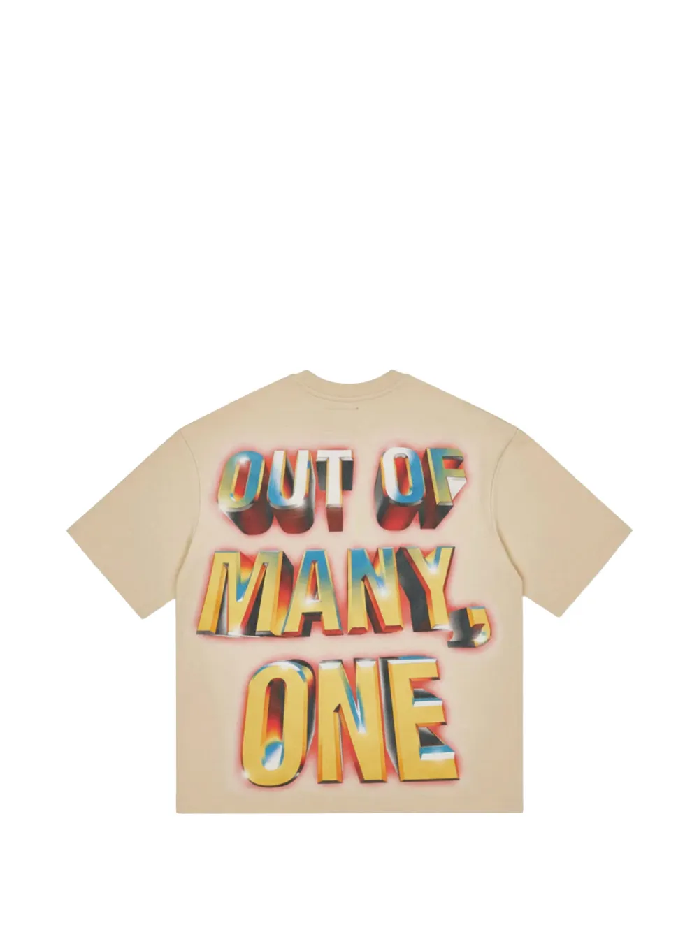 GODSPEED T-shirt met grafische print Beige
