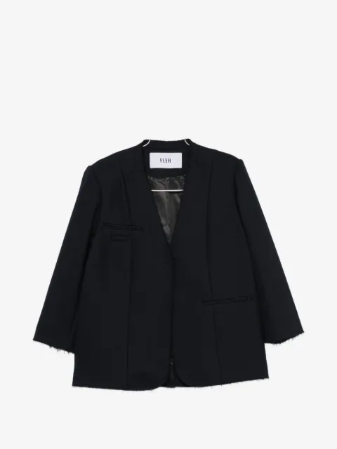 Eleh Jacke mit ausgefransten Kanten