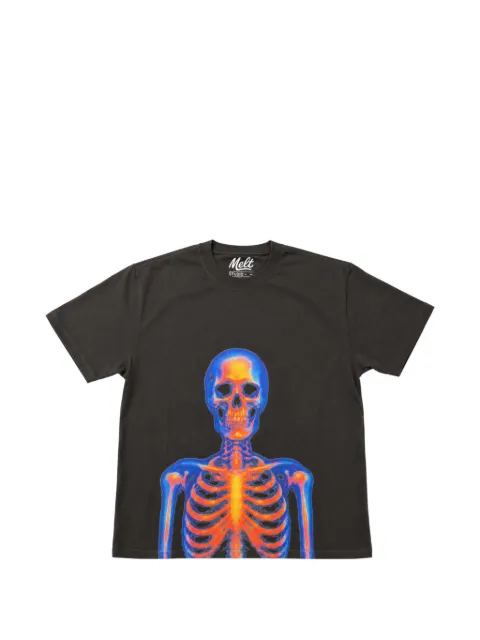 Melt skeleton-print cotton T-shirt