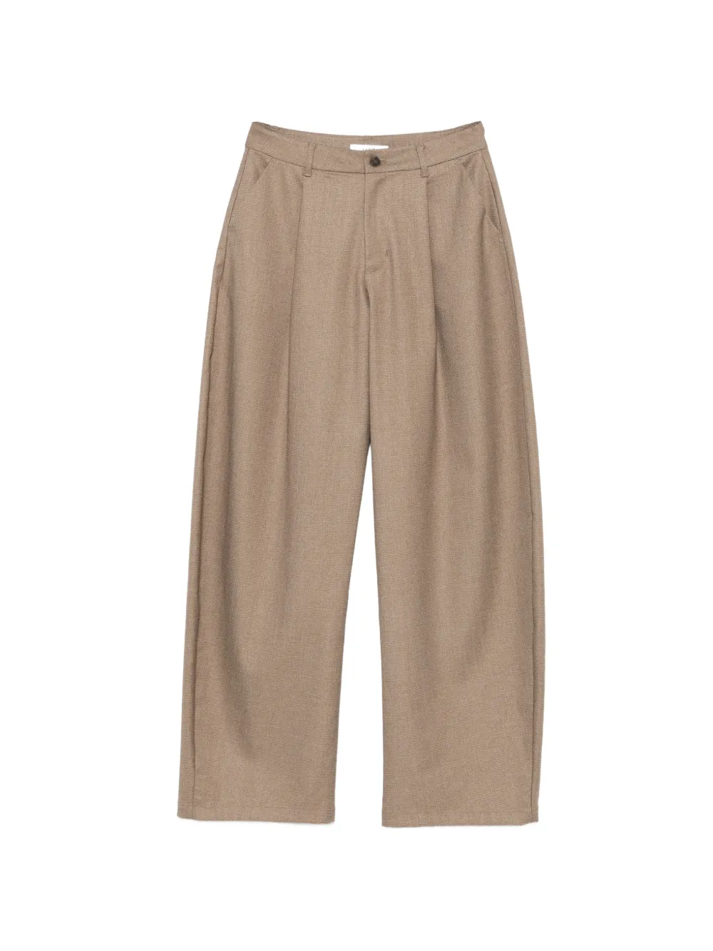 Eleh pleated wide-leg trousers - Marrone