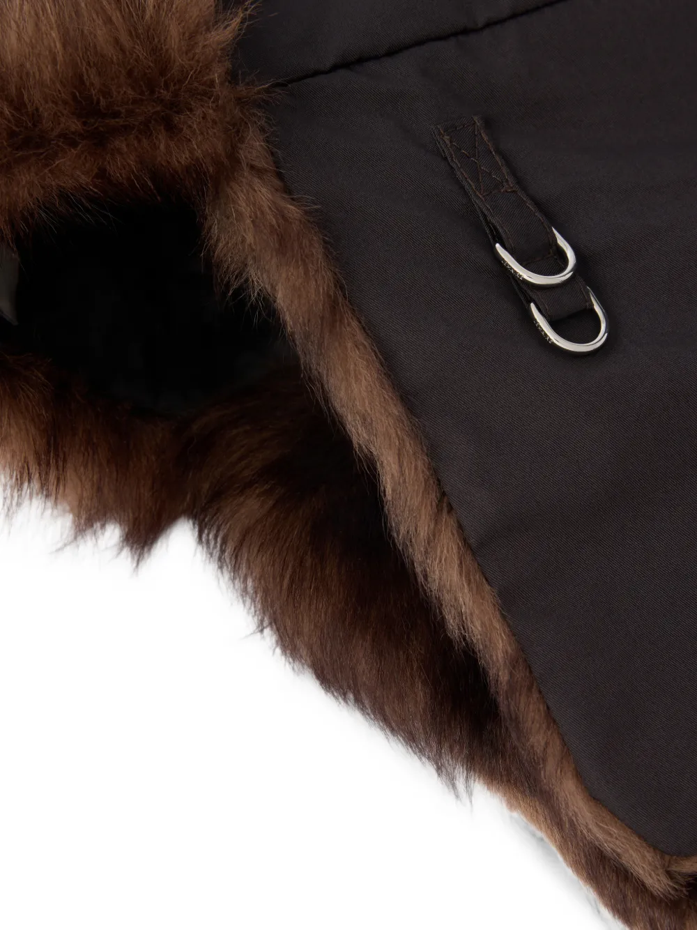 Lemaire Chapka Mit Shearling-futter In Brown