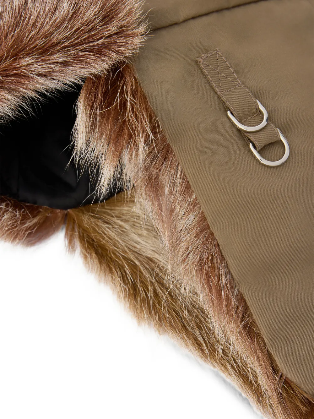 LEMAIRE Fuzzy Chapka hoed Beige