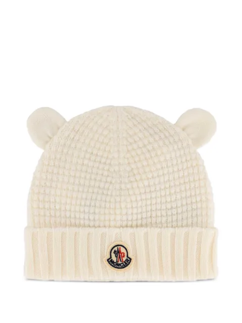 Moncler Enfant Beanie mit Ohrendetail