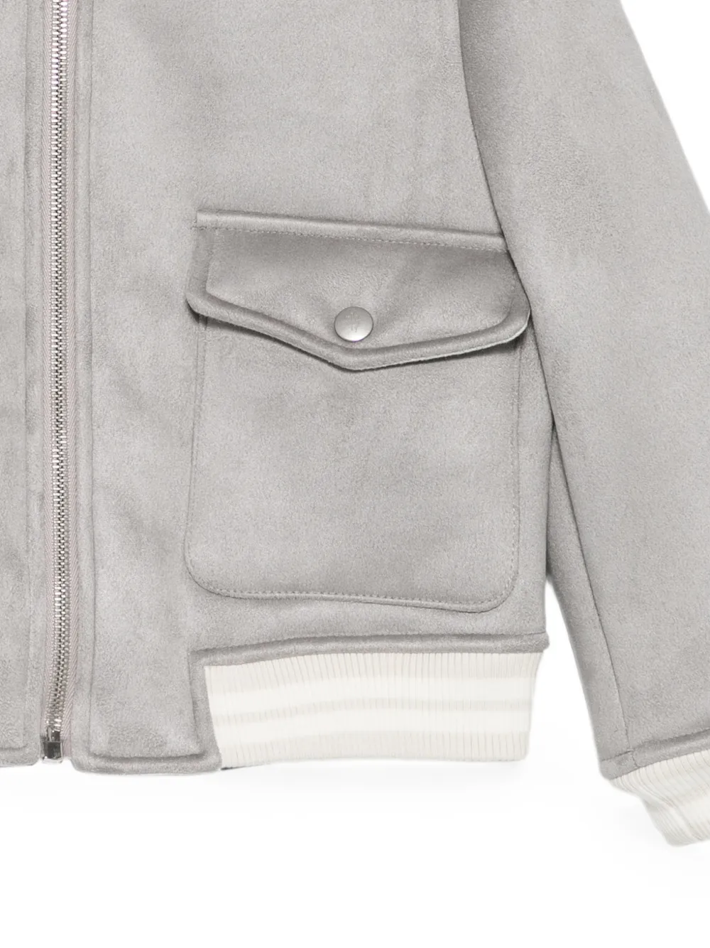 Eleventy Kids Jack met lammy kraag Grijs
