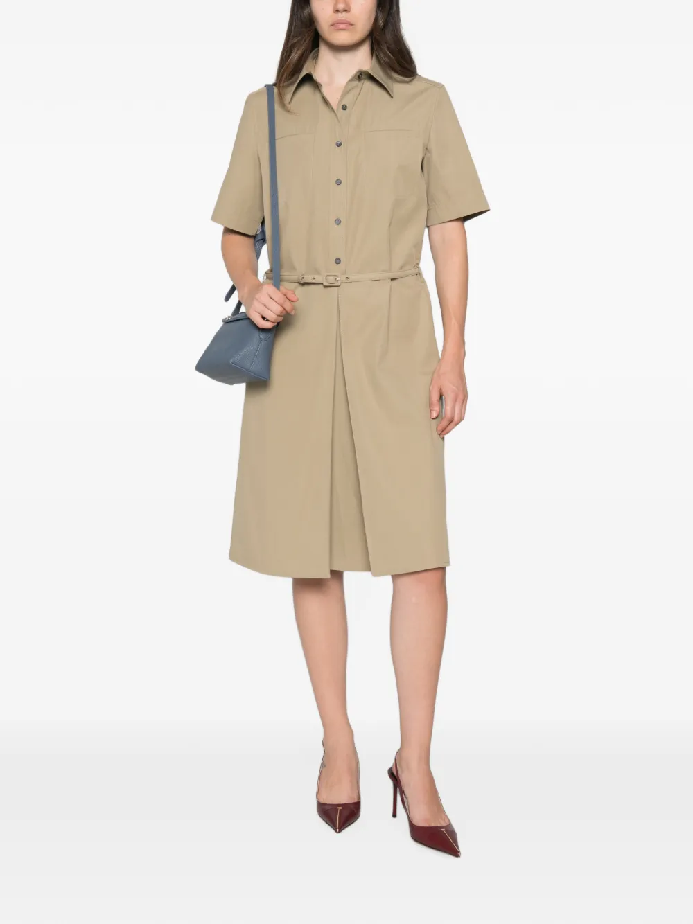 FENDI Jurk met korte mouwen Beige