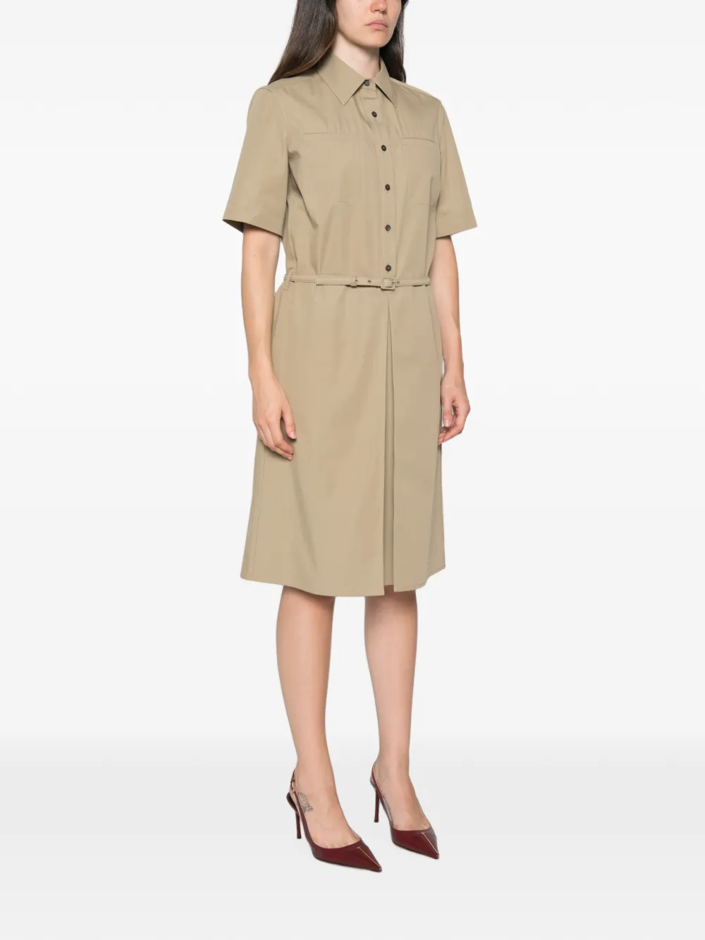 FENDI Jurk met korte mouwen Beige