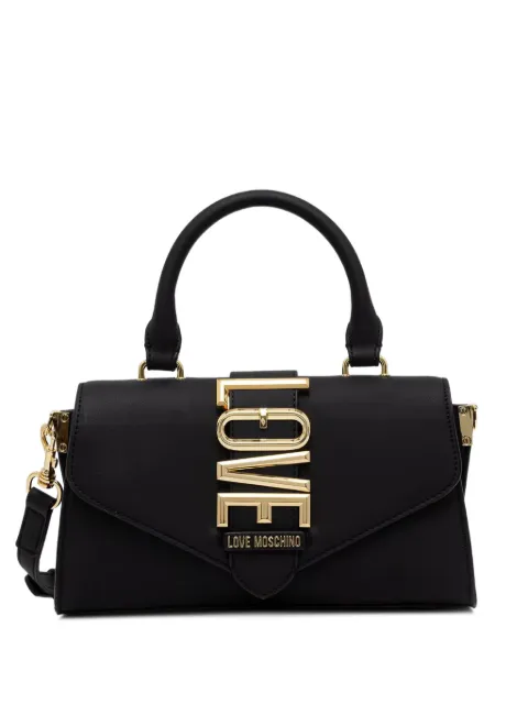 Love Moschino logo-plaque tote bag