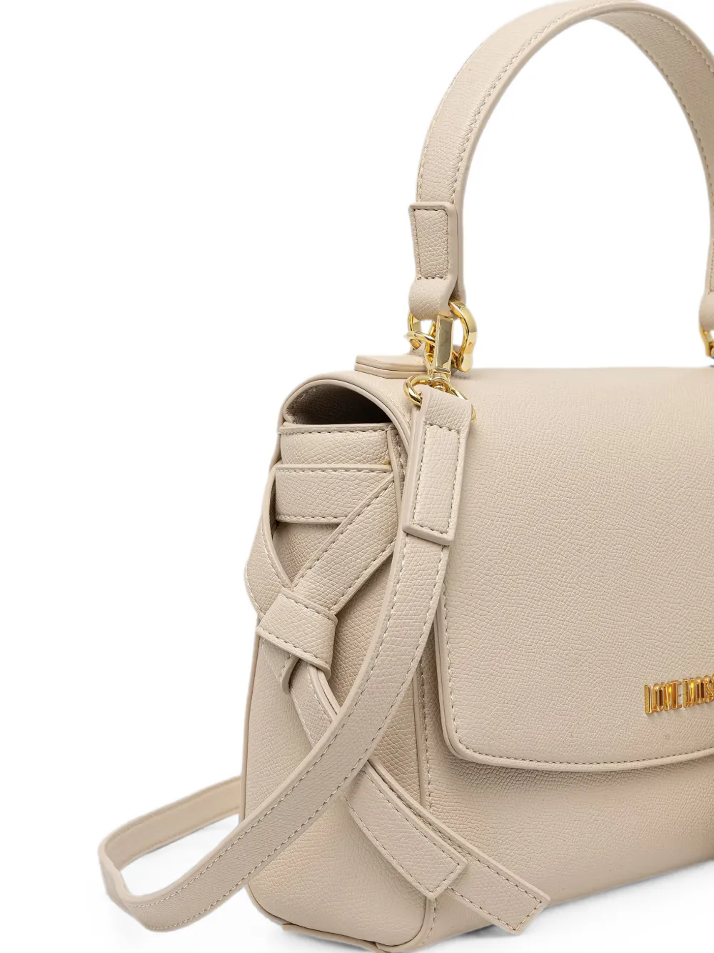 Love Moschino Heuptas met logoplakkaat Beige