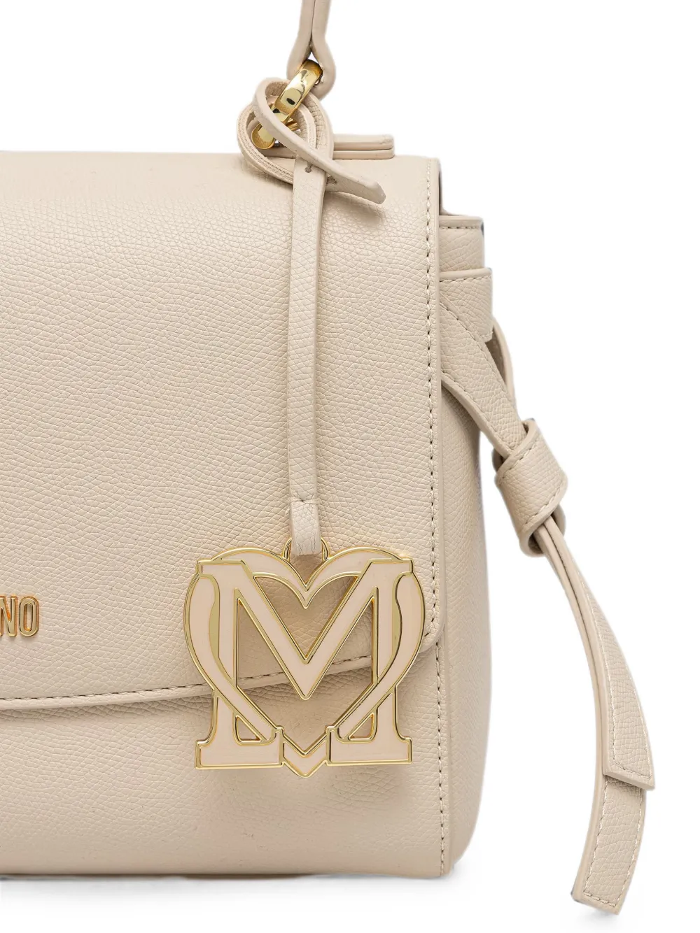 Love Moschino Heuptas met logoplakkaat Beige