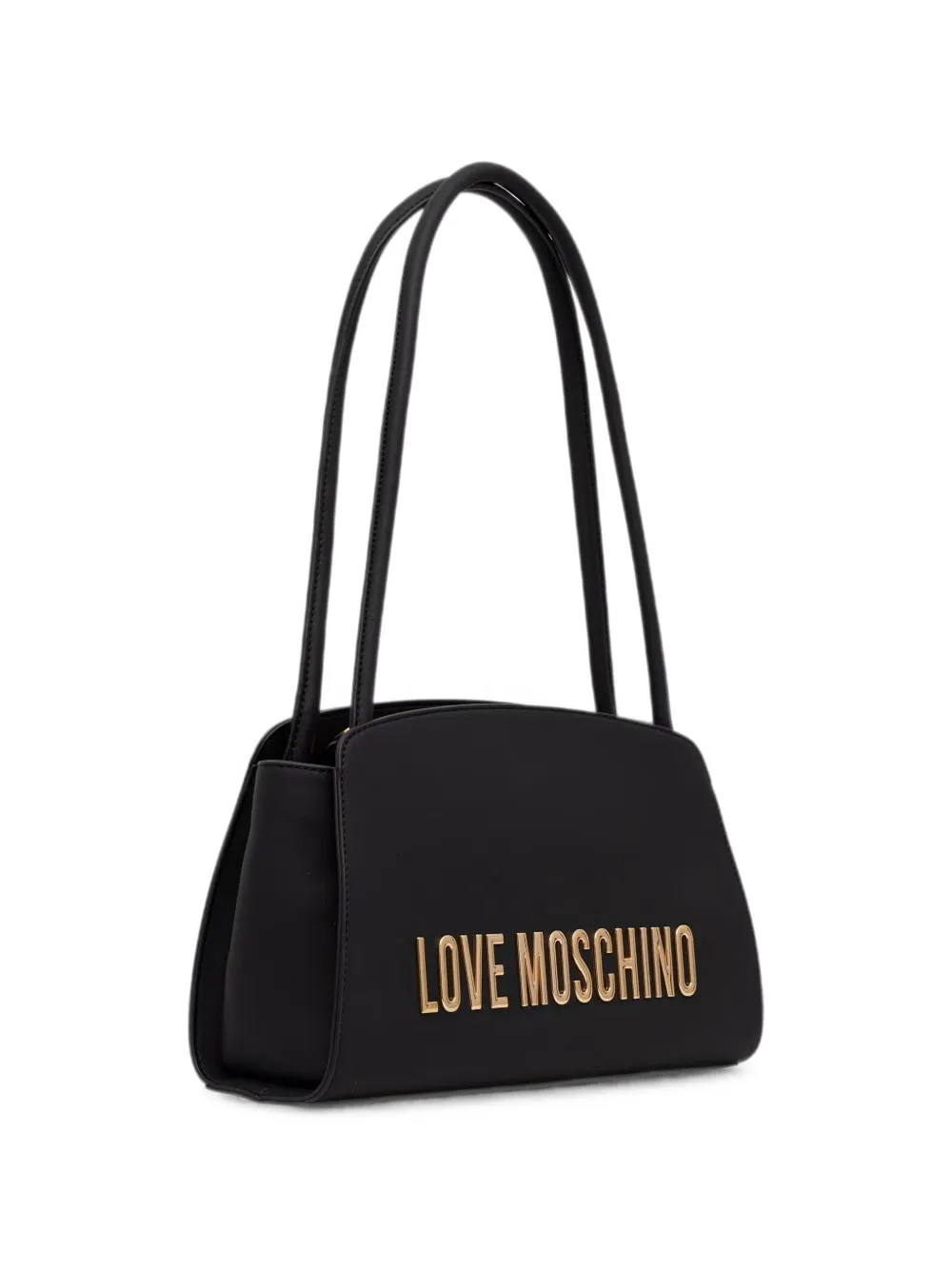 Love Moschino Schoudertas met logo Zwart