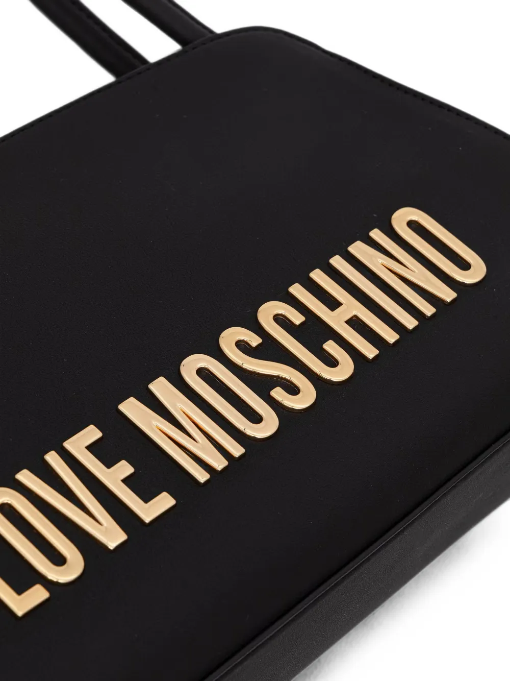 Love Moschino Schoudertas met logo Zwart