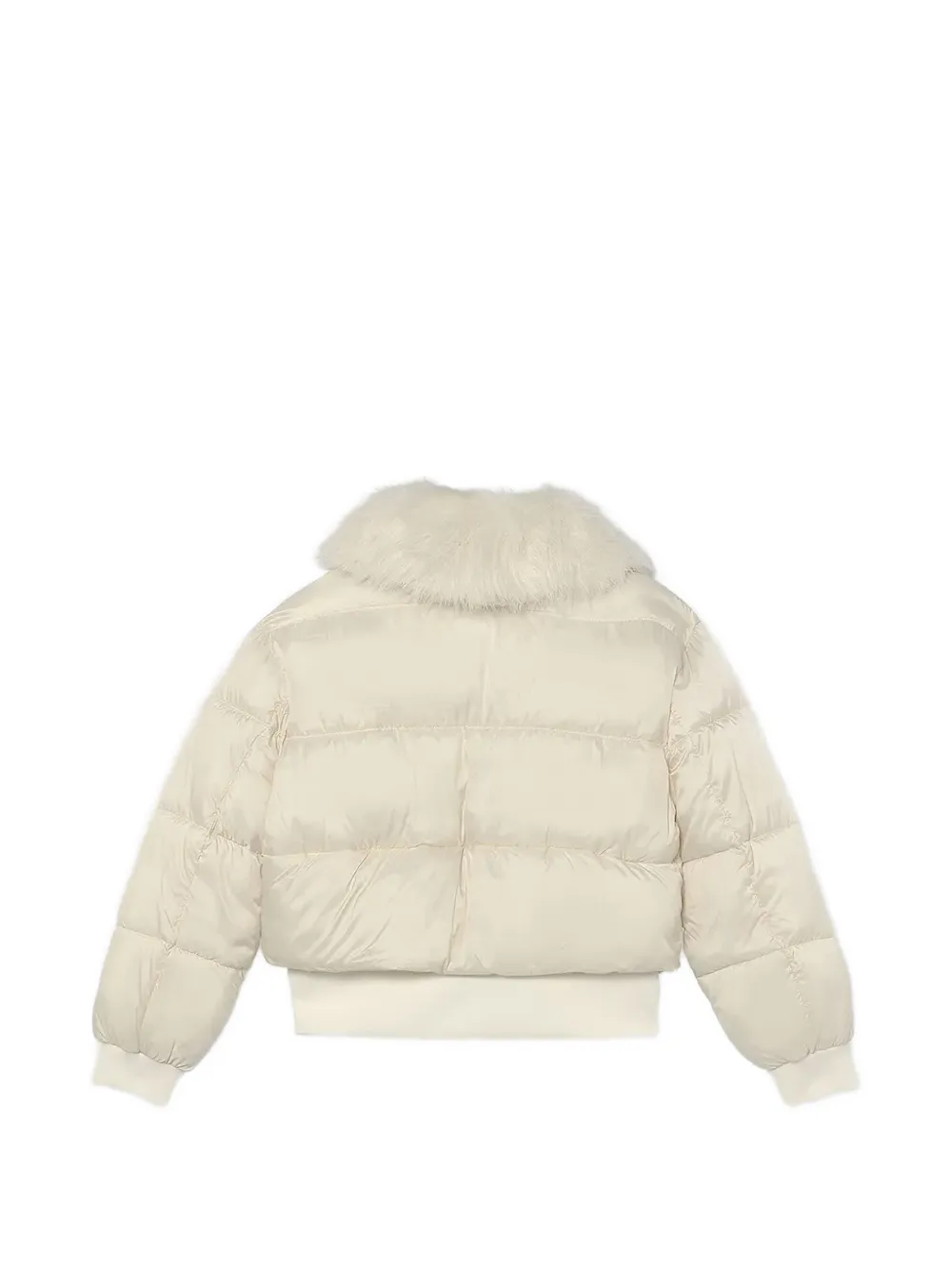 Mayoral Gewatteerd jack met brede kraag Beige