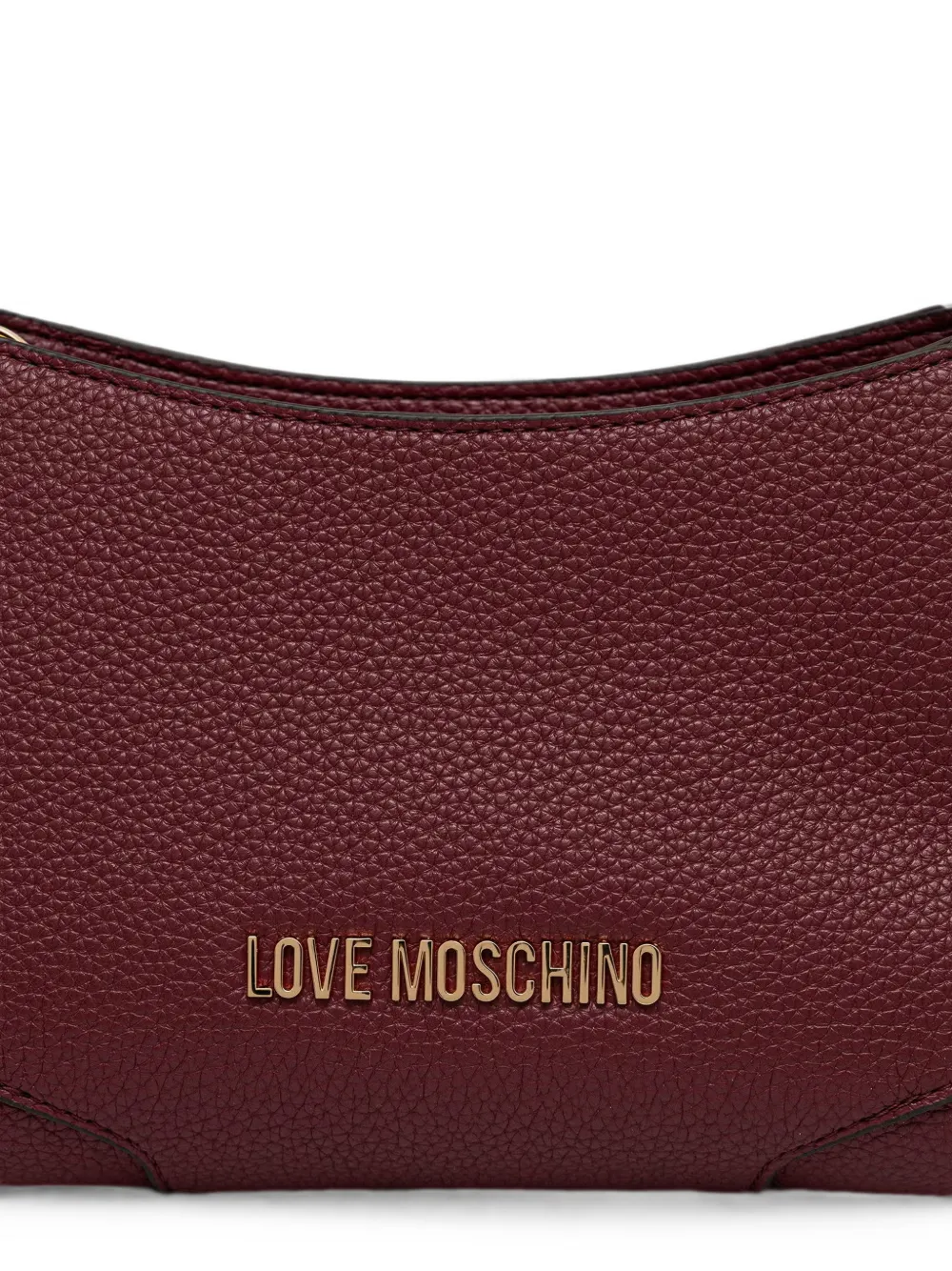 Love Moschino Schoudertas met logoplakkaat en bewerkt effect Rood