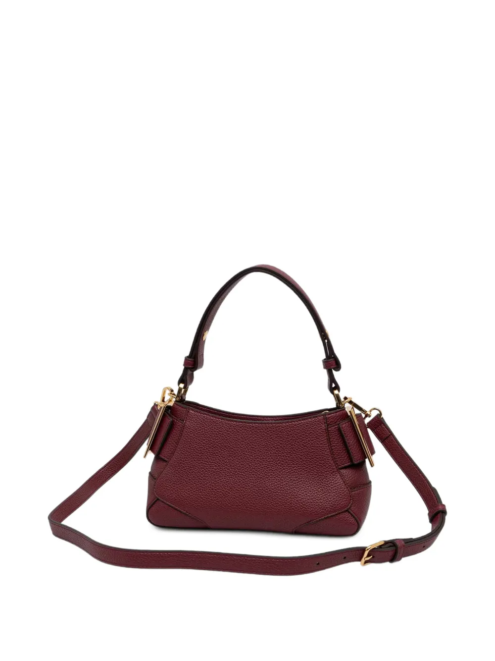 Love Moschino Schoudertas met logoplakkaat en bewerkt effect Rood