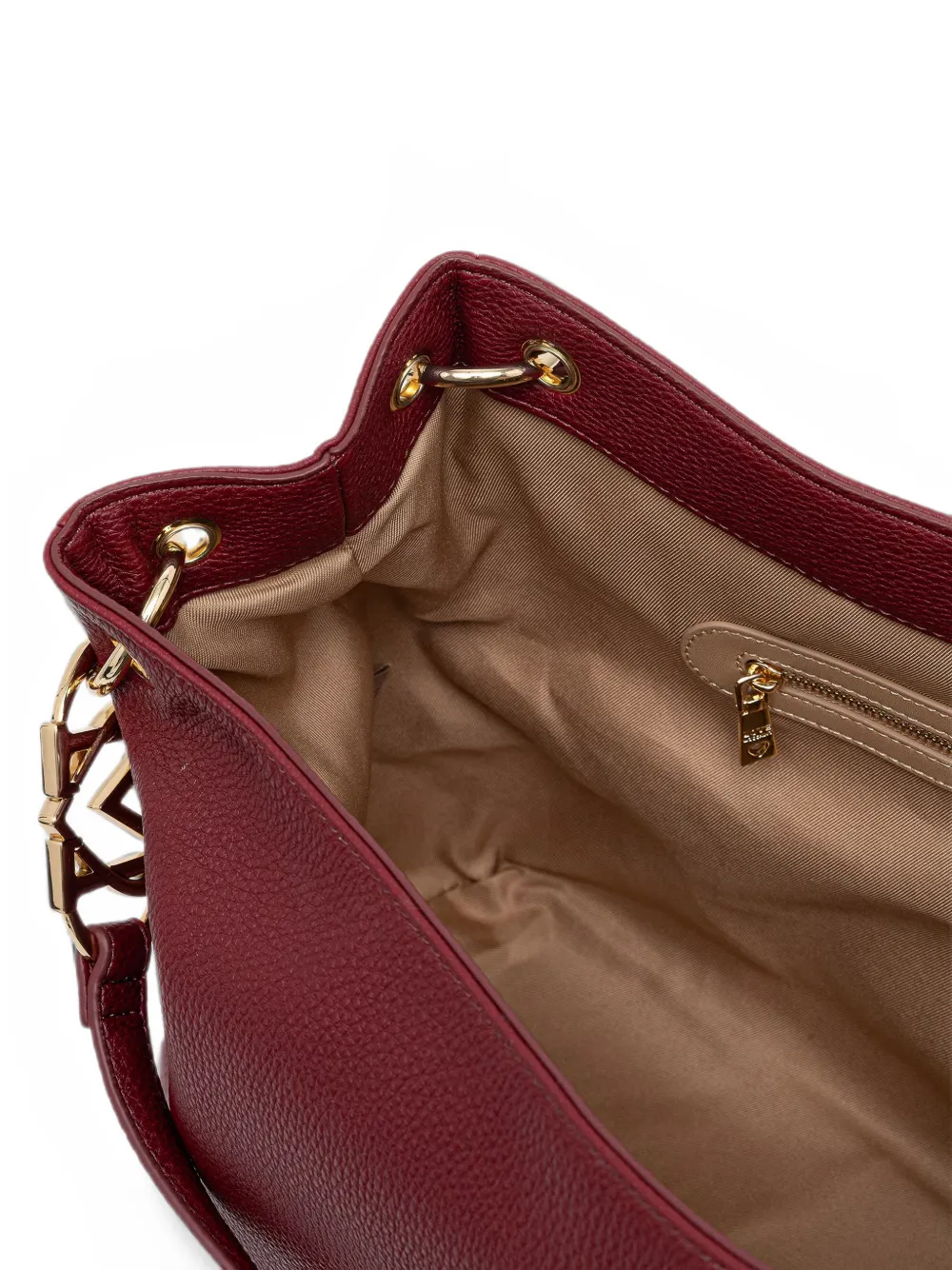 Love Moschino Heuptas met logoplakkaat Rood