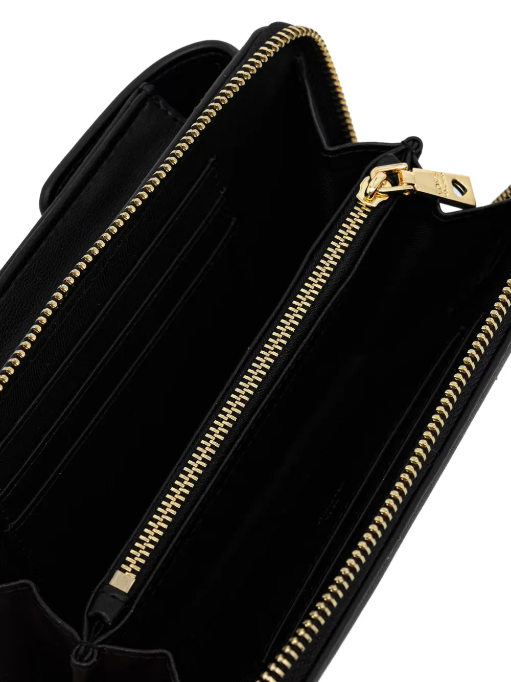 Love Moschino Portemonnee met logoplakkaat Zwart