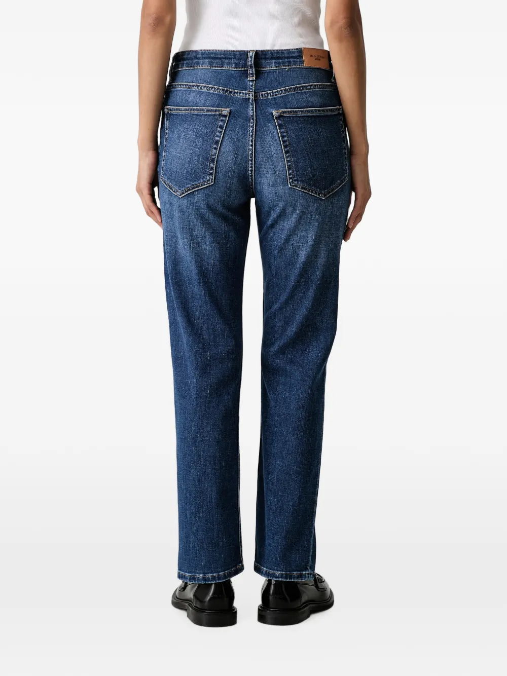 Marc O'Polo Jeans met effect Blauw